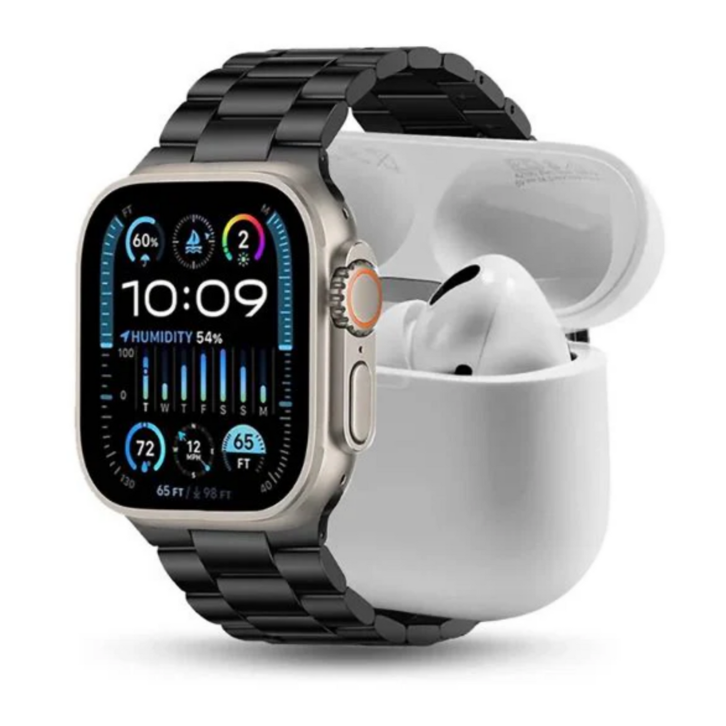 S10 Ultra Smartwatch: 10 in 1 Straps HD Display With Case Protector